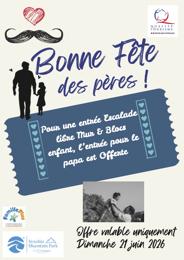 affiche fêtes des pères au Vésubia