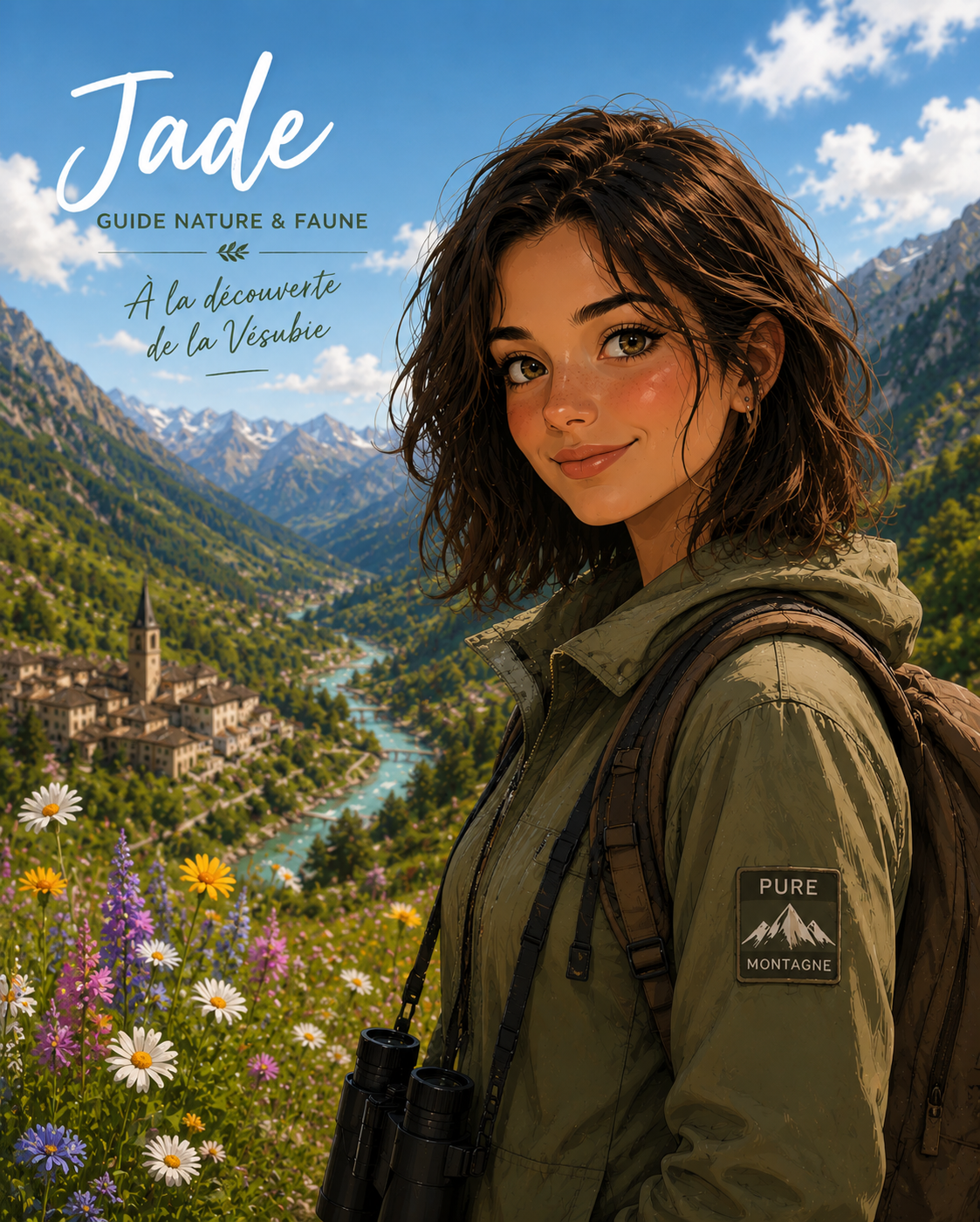 Illustration du guide Jade spécialisé dans la nature et la faune