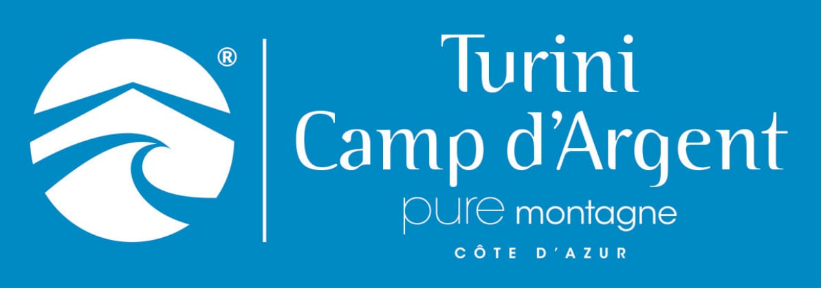 Le logo de camp d' argent Turini