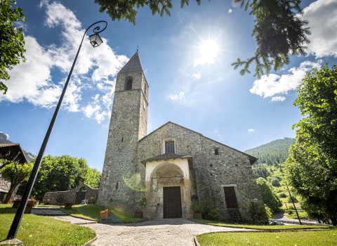 Photo de l' eglise de St Croix Valdeblore