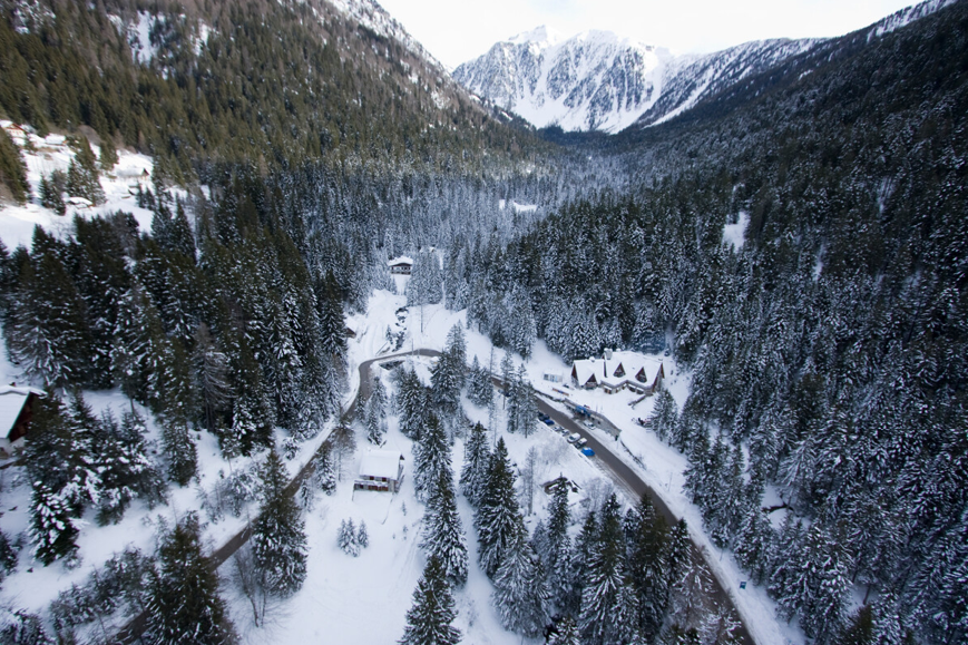 vue du boreon sous la neige