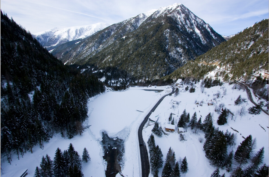 le boreon pendant periode de neige
