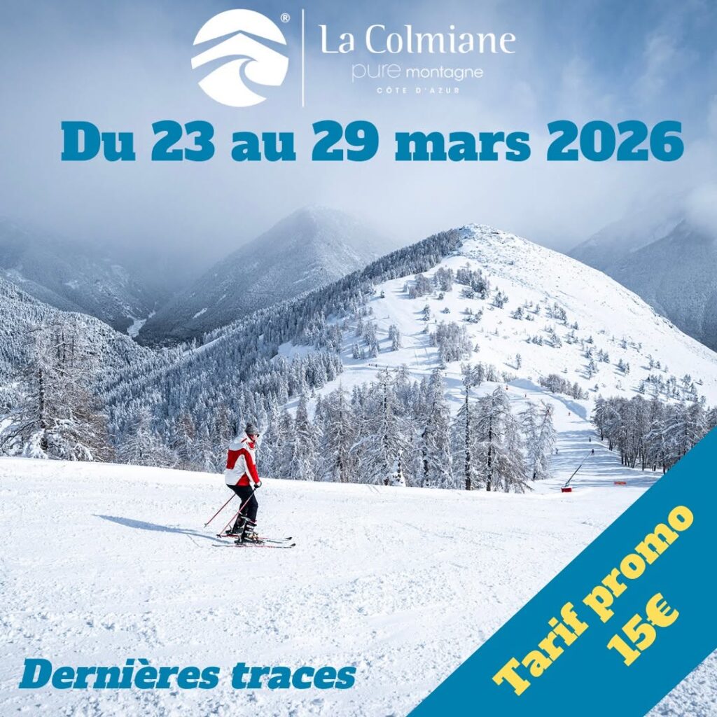 Affiche actu la Colmiane dernière traces