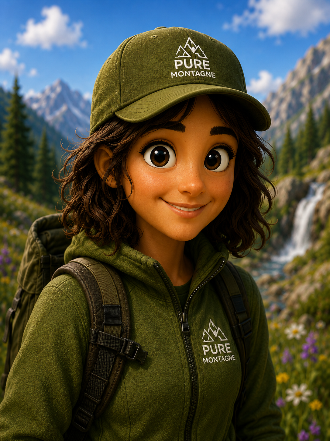 Photo de Jade la guide Pure mOntagne spécialisée dans la nature et la faune